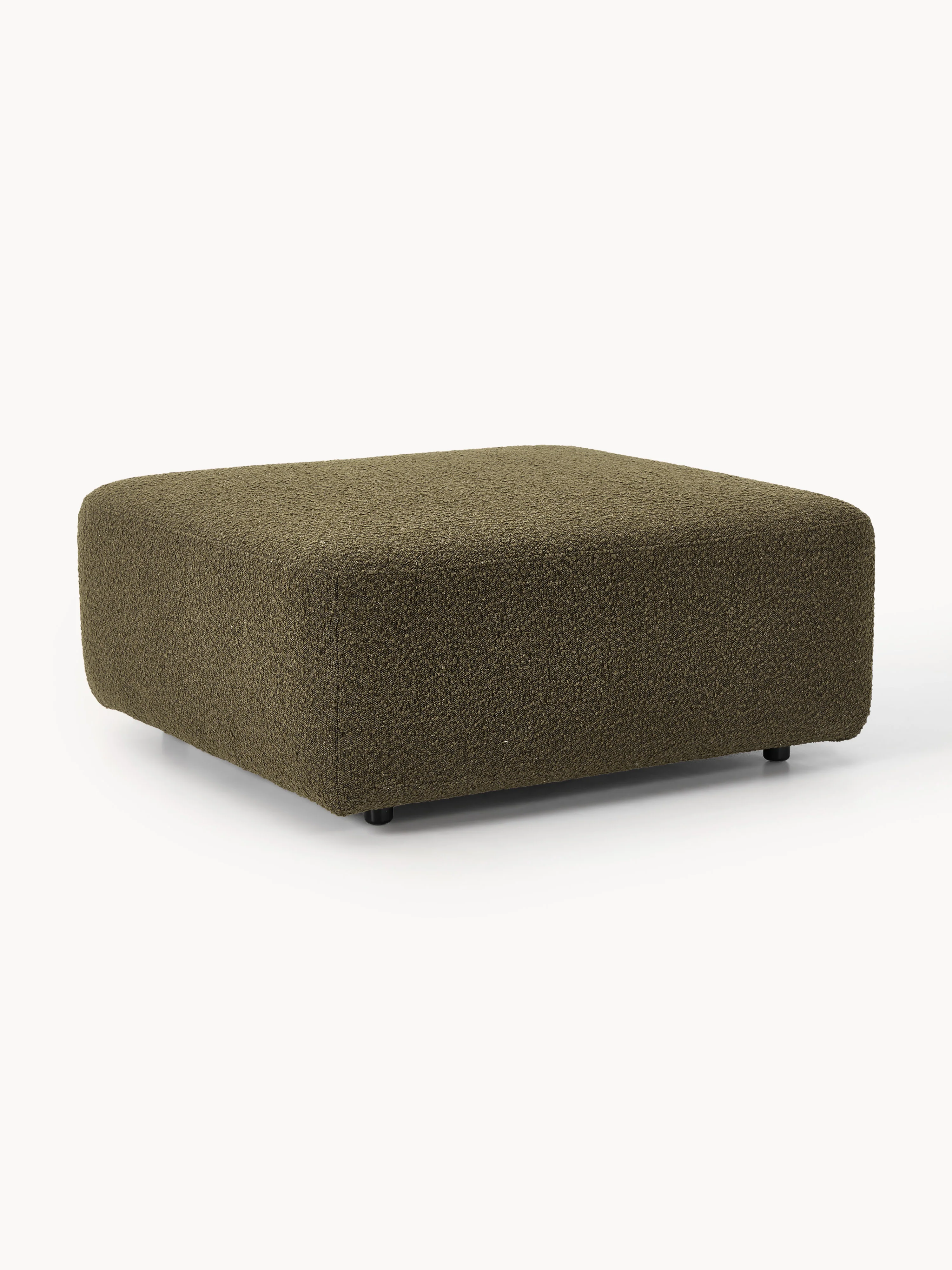 Bouclé-Sofa-Hocker Anton