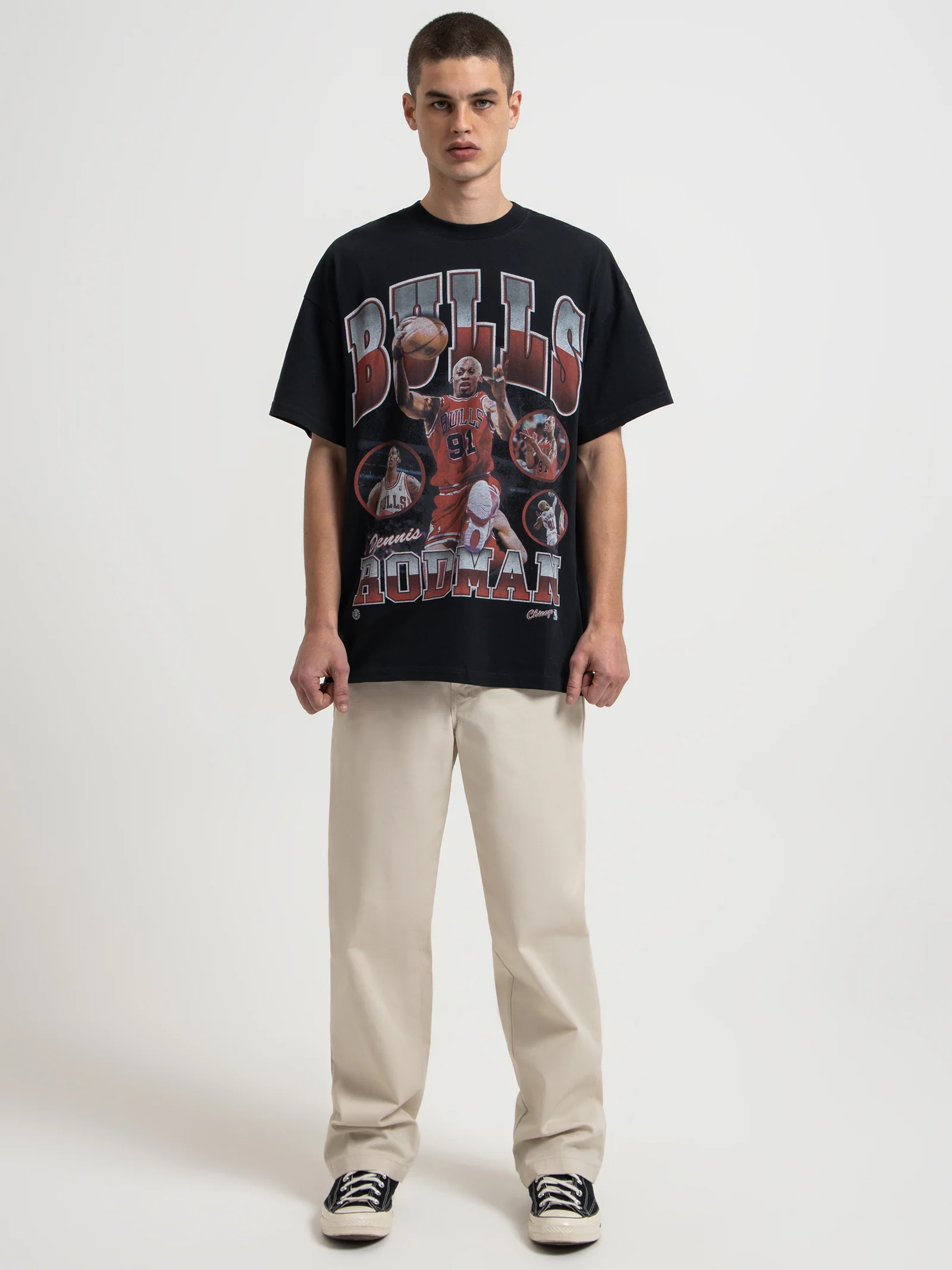 Dennis Rodman Chicago Bulls Photo Player T-Shirt