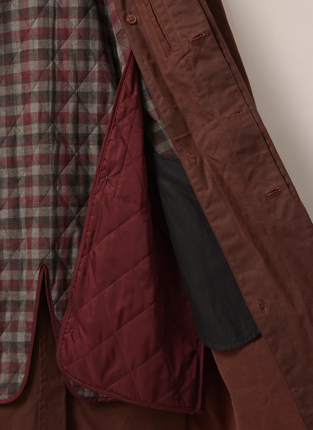 Vintage Wax Mac Coat