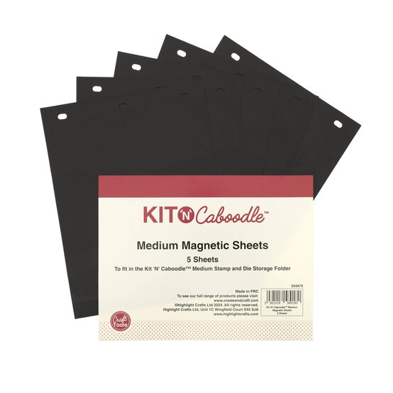 Kit ‘n�?Caboodle Medium Magnetic Sheets 5 Pack