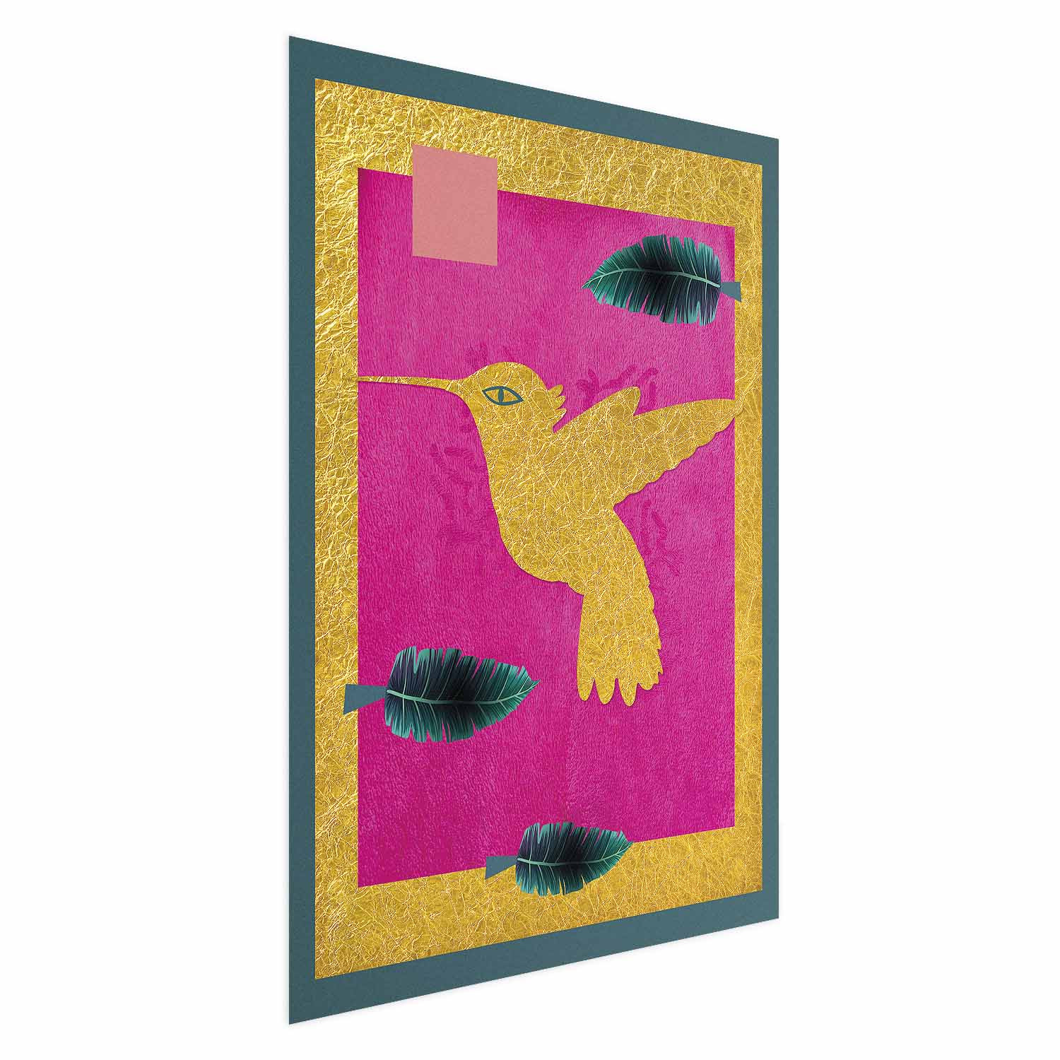 Plakat Złoty koliber 21x30 cm