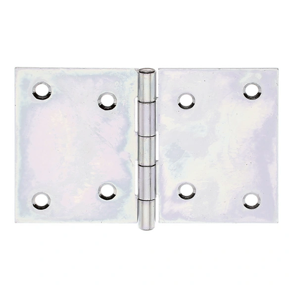 Scharnier, LxB: 12,8 x 8,1 cm, Gold, Stahl