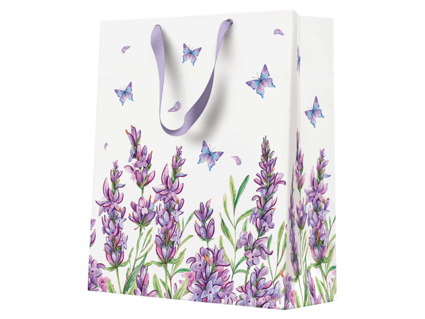 Torba dekoracyjna Lavender Butterfly 20x25 cm
