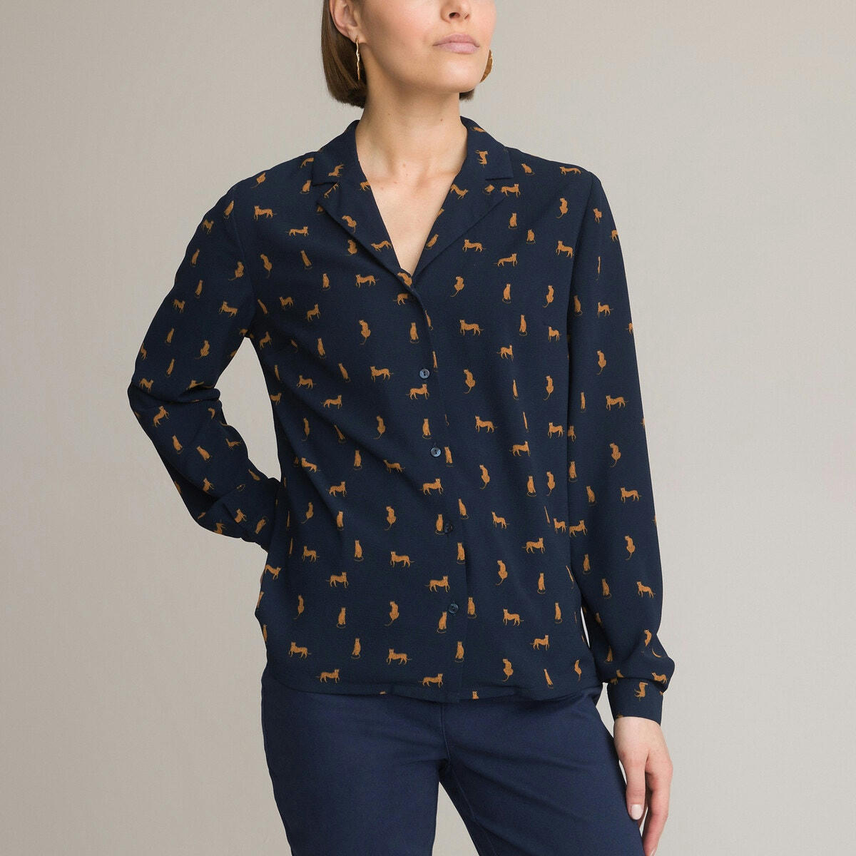 Chemise, imprimé animalier