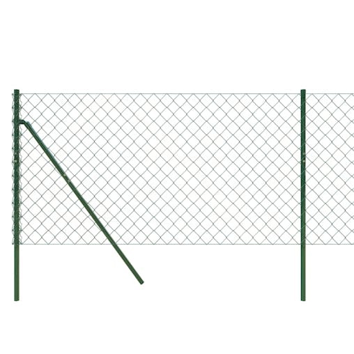 NNEVL Chain Link Fence Green 1x25 m