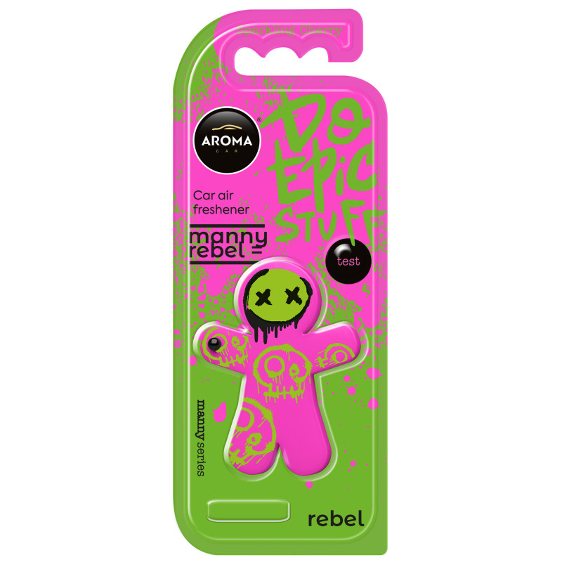 Désodorisant pour voiture Manny Rebel sparkling cherry AROMA CAR