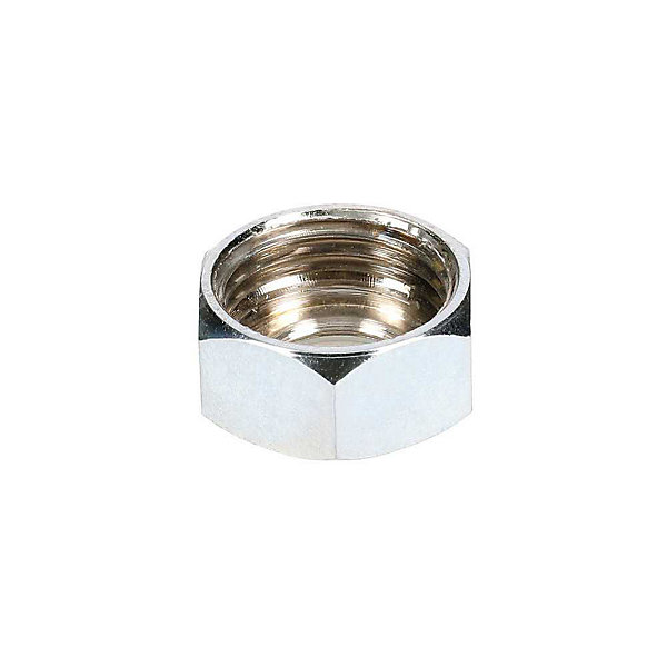 Ecrou à collet battu 12/17 - 12 chromé - GARIS - D02004C