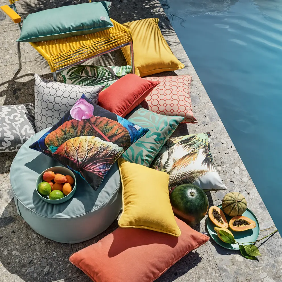 Zierkissen Outdoor-Dots