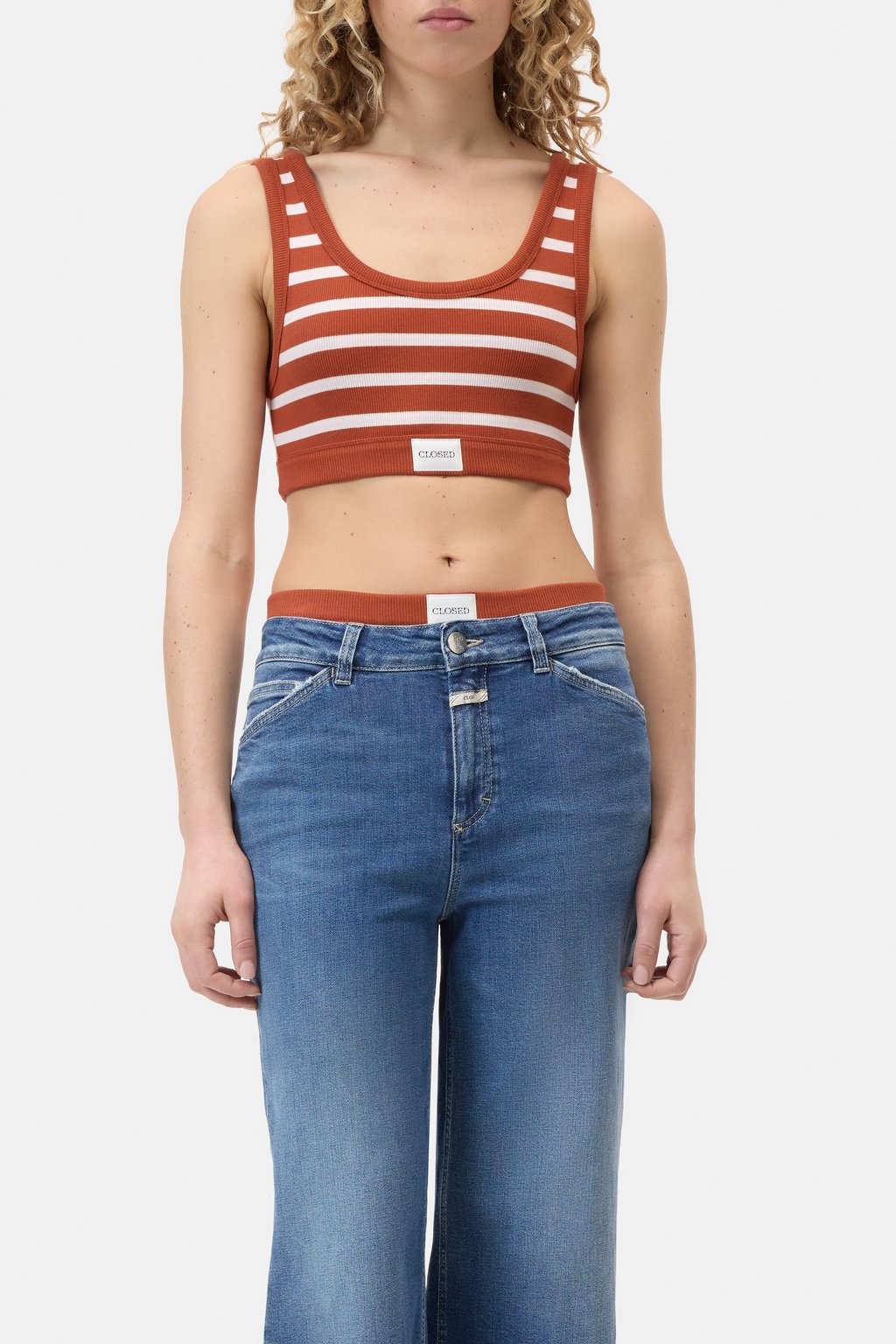 Bralette aus gerippter Baumwolle