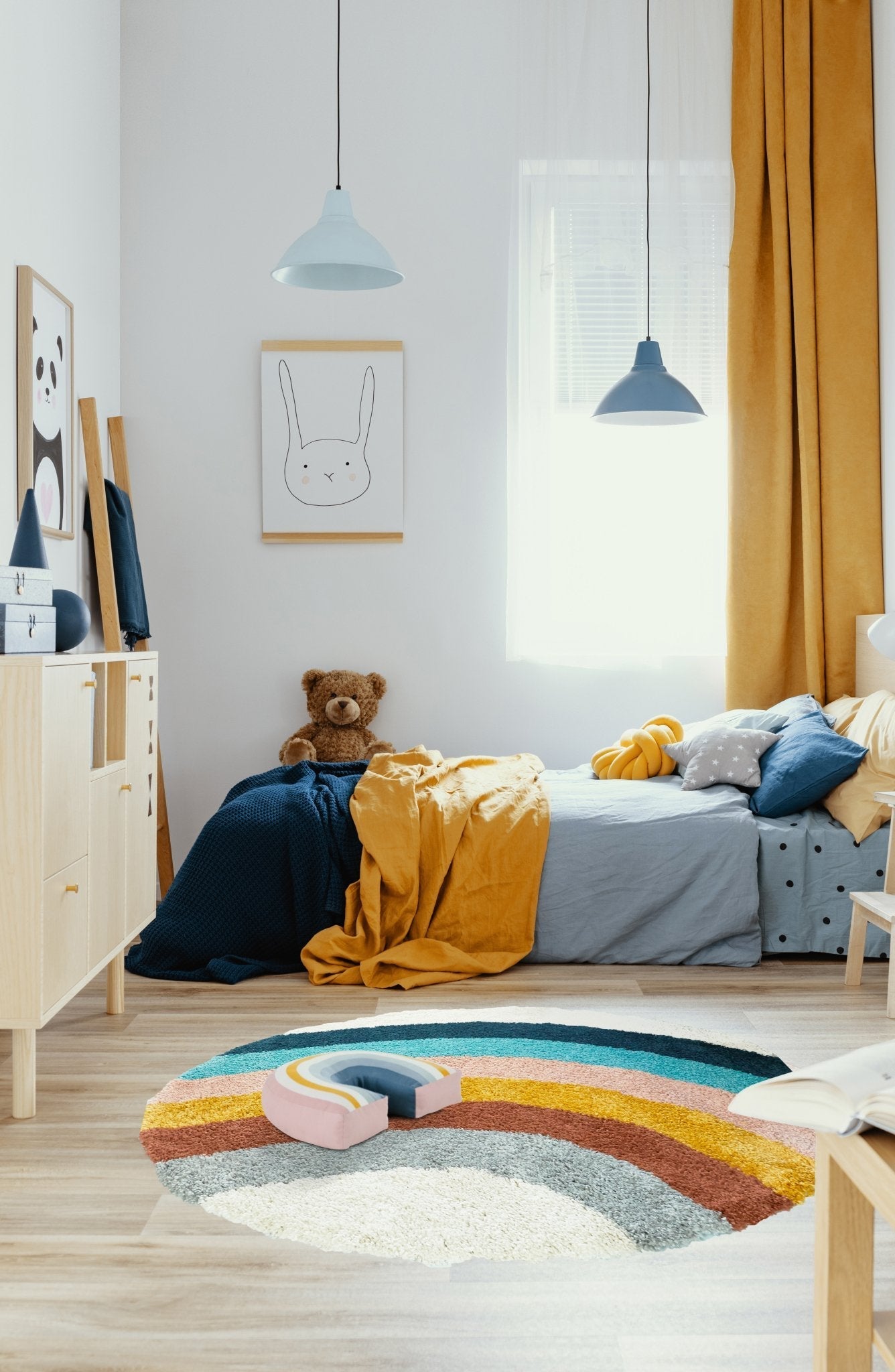 AFK Living vloerkleed Colors - voor kinderen - veelkleurig