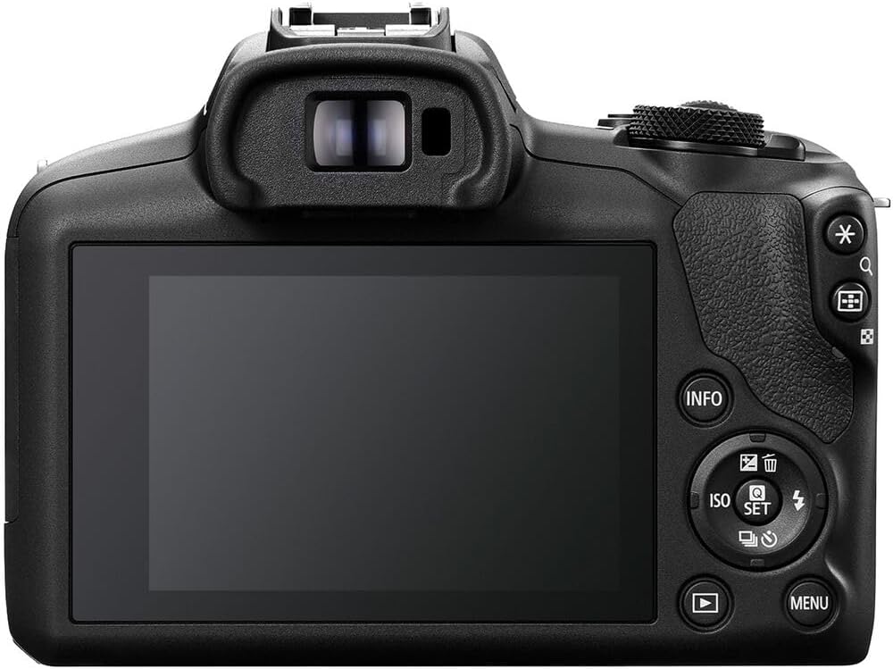 Canon EOS R100 Mirrorless Camera with RF-S 18-45mm f/4.5-6.3 is STM Lens | 24.1MP APS-C CMOS Sensor  Dual Pixel AF  Full HD Video | Compact RF Mount Camera for Beginners with Bag and 64GB Card