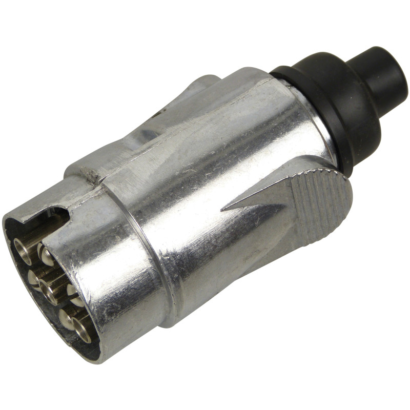 Fiche en métal pour remorque 7 pôles 12 V