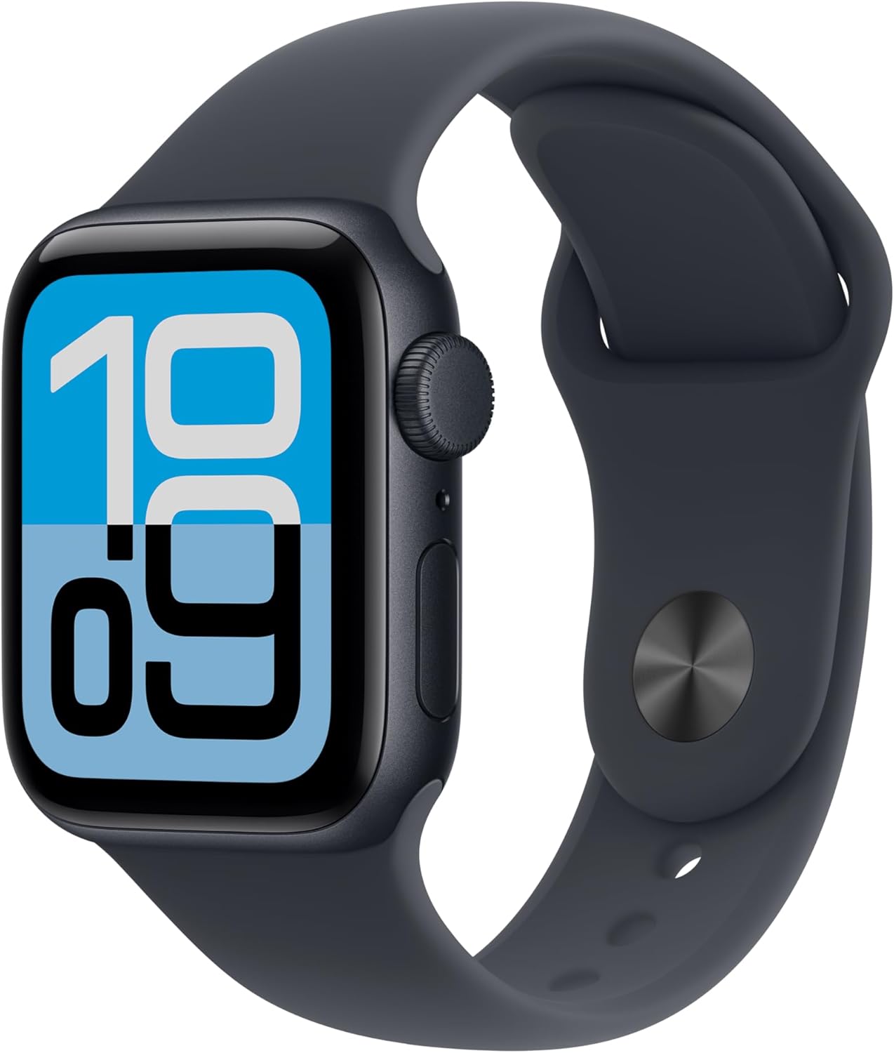 Apple Watch SE 3 Smartwatch with Midnight Aluminum Case with Midnight Sport Band - S/M. Fitness and Sleep Trackers, Heart Rate Monitor, Always-On Display, Water Resistant