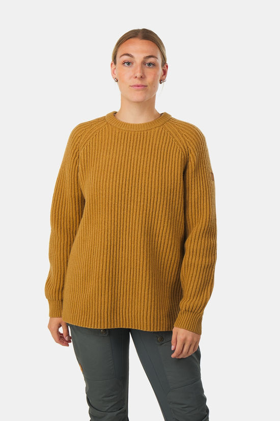 Fjällräven Övik Rib Sweater Wollen Trui Dames