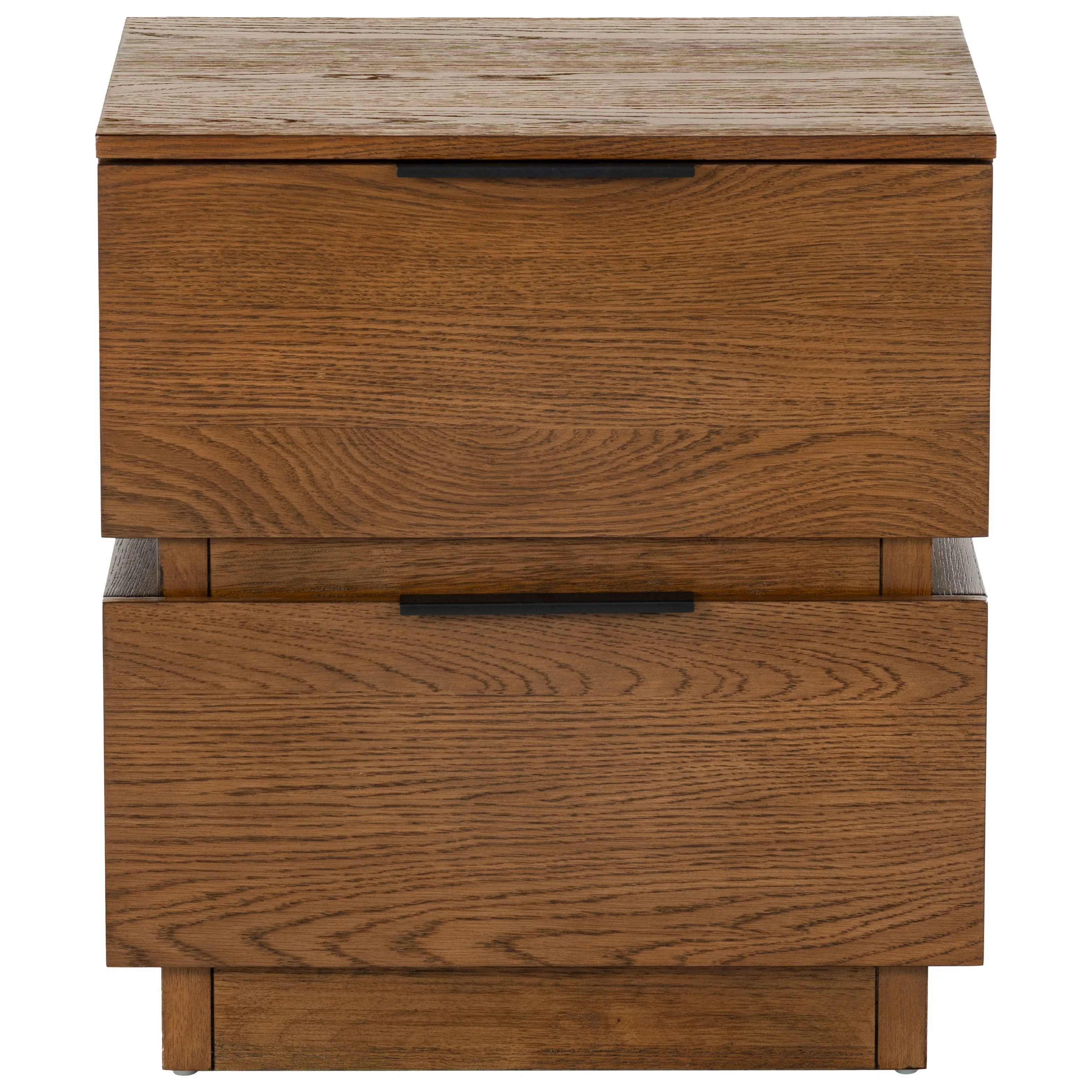 SAFAVIEH Couture Titus 2 Drawer Stacked Nightstand