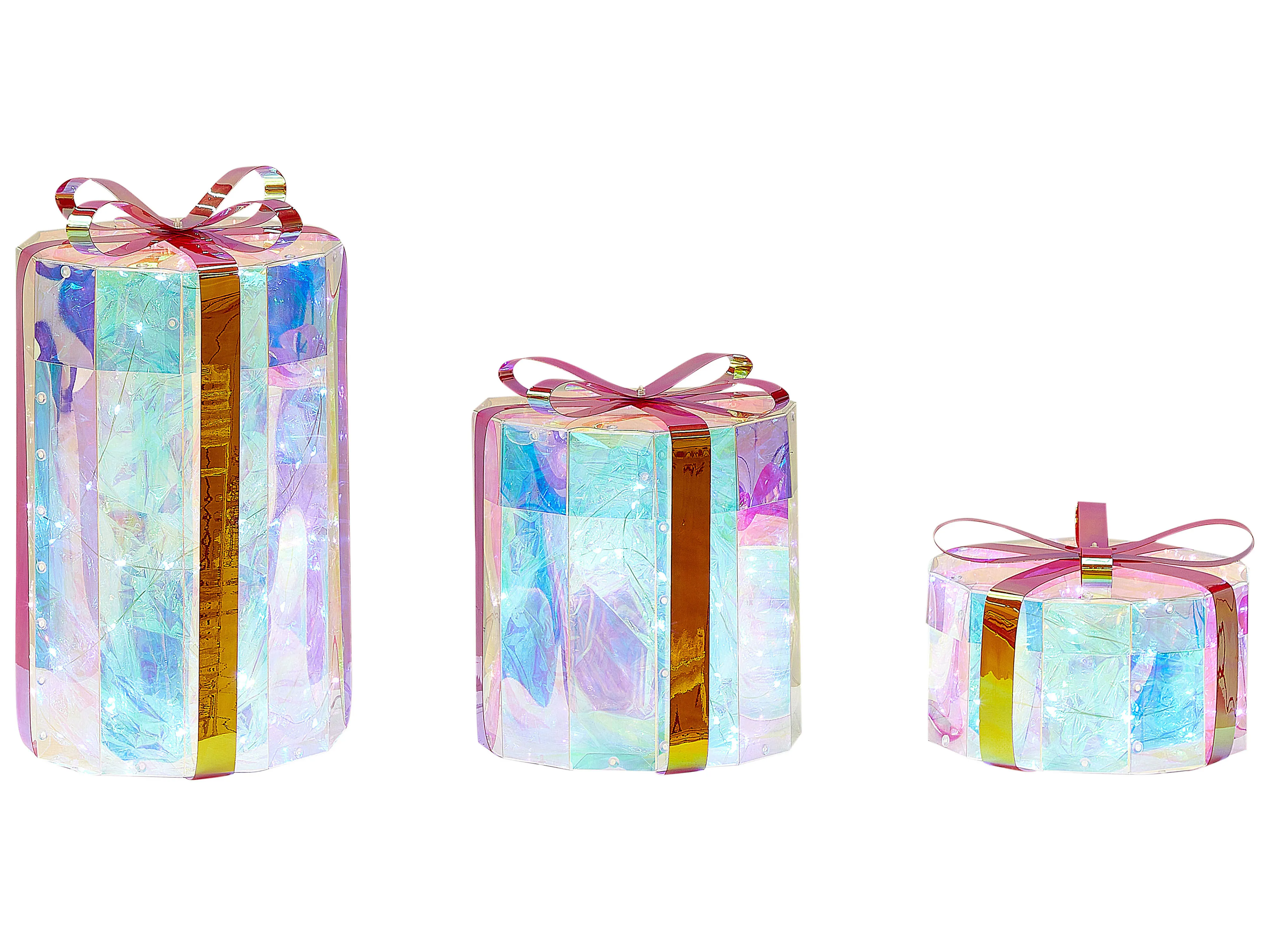 Outdoor Decoration LED GRIMSEY Christmas Gifts 30/20/10 cm Multicolour