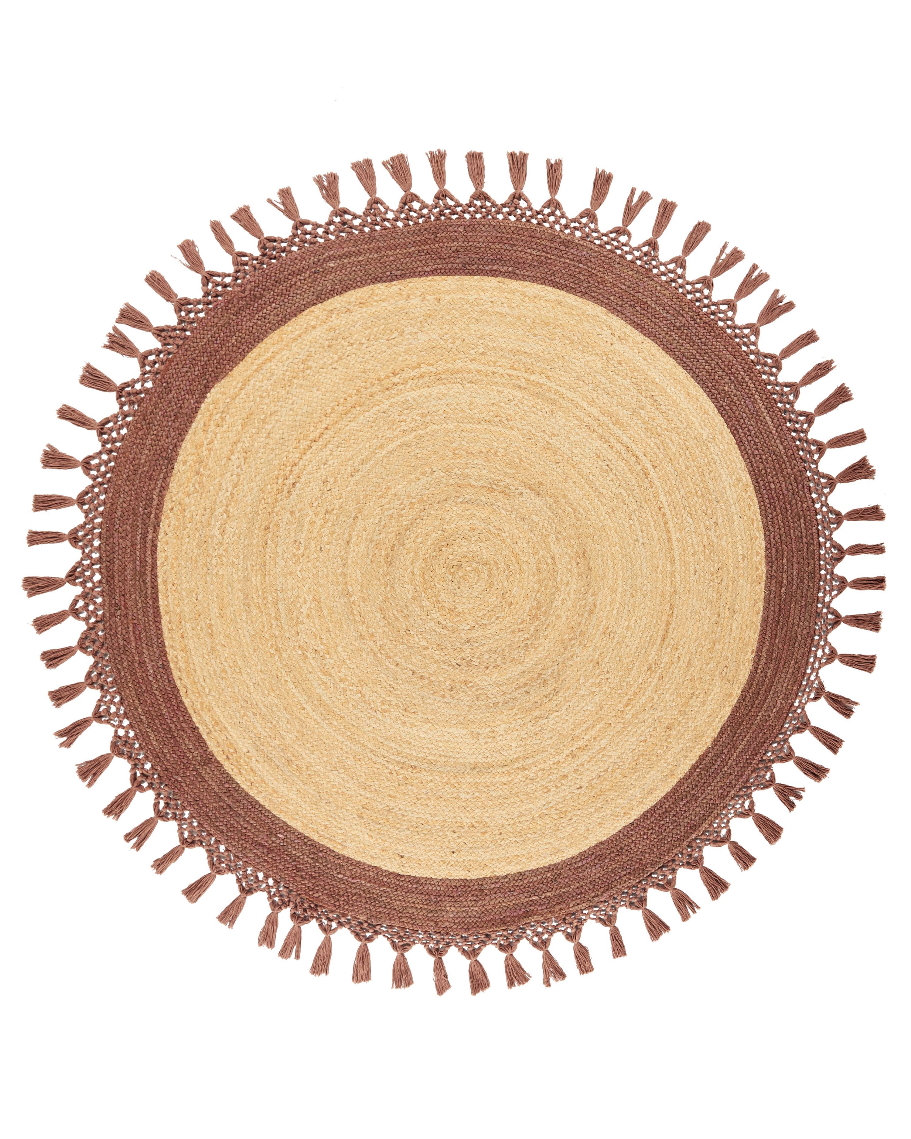 Rug MARTS Brown ? 140 cm Jute
