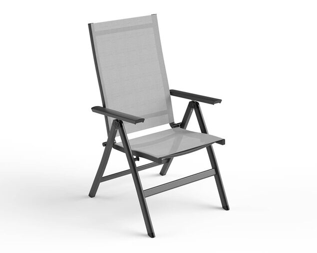 Frankie-Jette 7 Piece Dining Setting - Gunmetal Grey