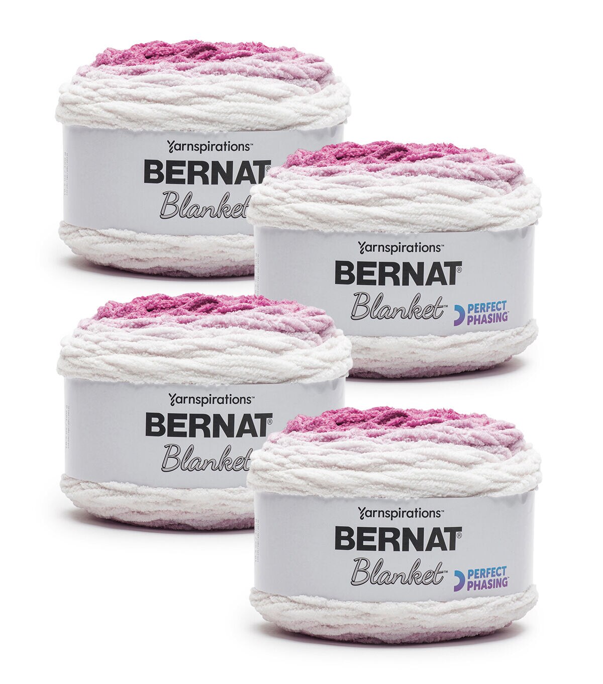 Bernat Blanket Perfect Phasing Super Bulky Polyester Yarn 4 Bundle