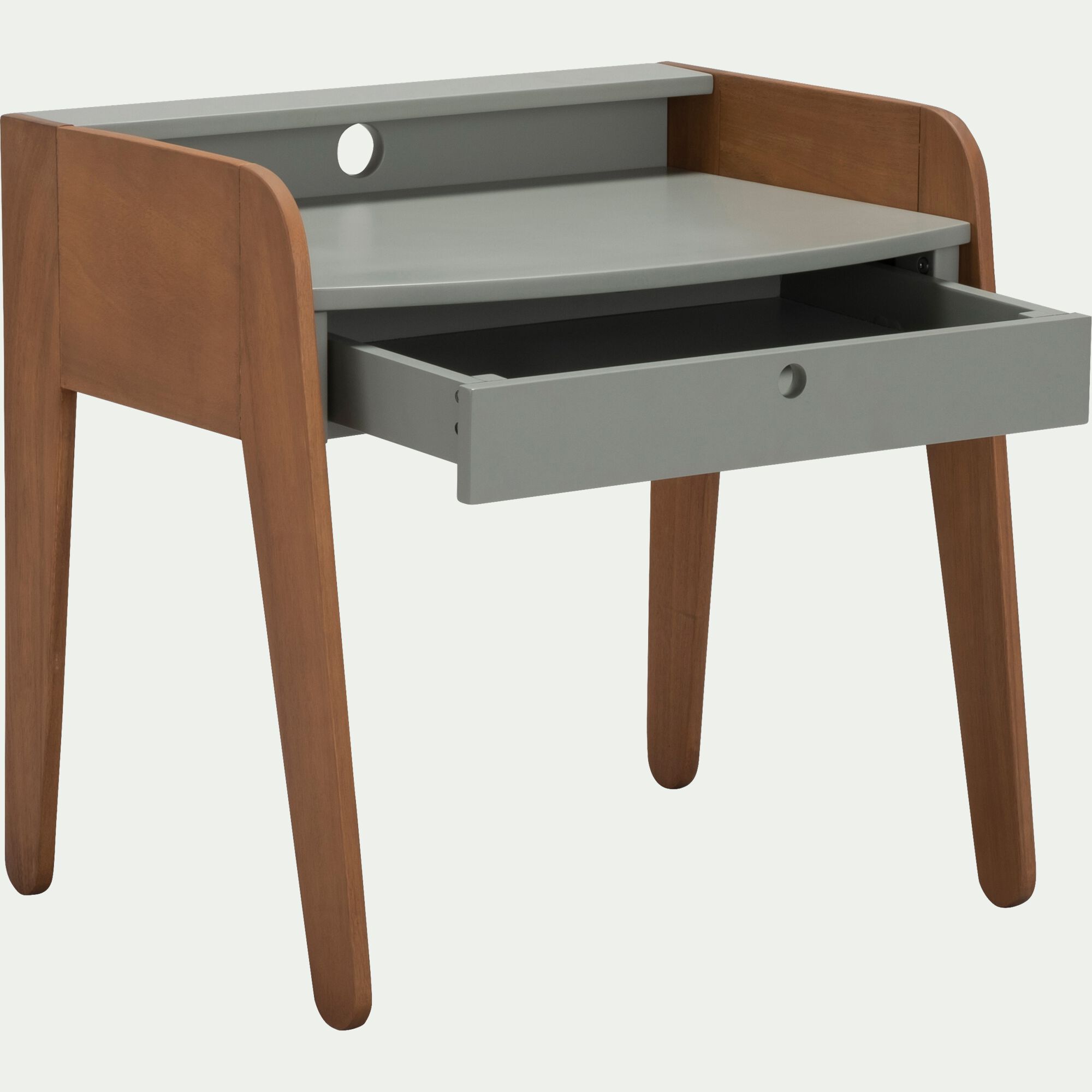 RAPHAEL - Bureau enfant en acacia - vert olivier