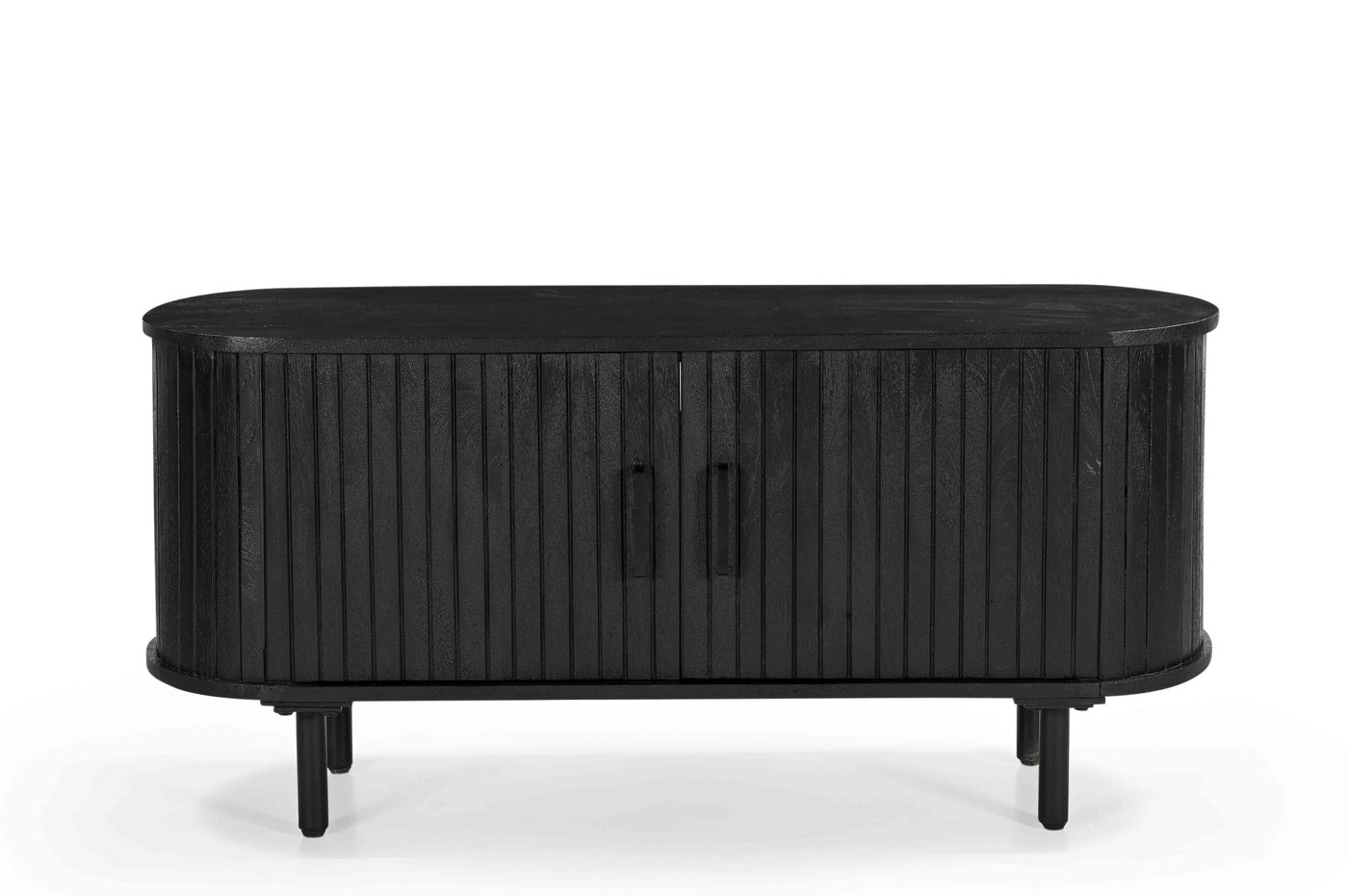 Giga Meubel Tv-Meubel Merel - Mangohout/Metaal - Zwart - 120cm