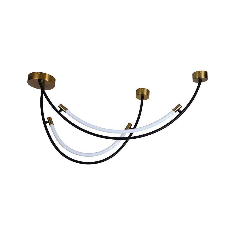 Żyrandol VT-7826 czarny LED 1x20W Ciepła biel 2500lm wym:47,5x100x100 V-TAC