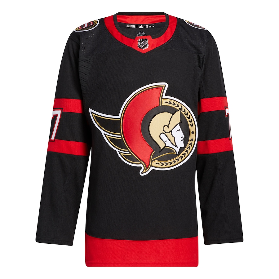 Brady Tkachuk Ottawa Senators adidas Home Authentic Pro Player - Jersey - Black