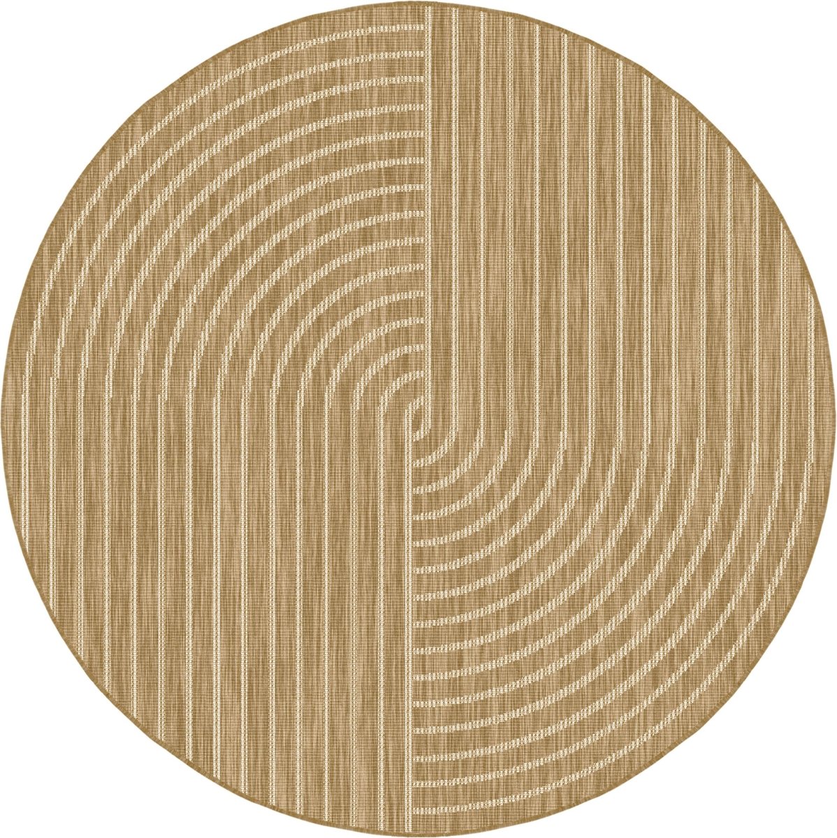 Rond buitenkleed Bold jute - Interieur05