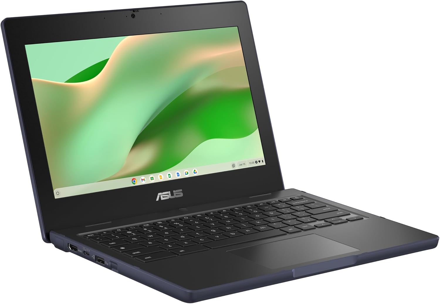 ASUS Chromebook CR11 Ruggedized Laptop  11.6” Display  Intel Processor N100 Processor  4GB RAM  64GB eMMC Storage  Antimicrobial Guard  Spill-Resistant Keyboard  Mineral Grey  CR1104CGA-AS44