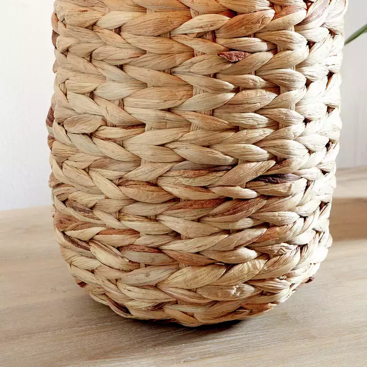 Pacific Zadi Plaited Woven Tall Table Lamp - Natural