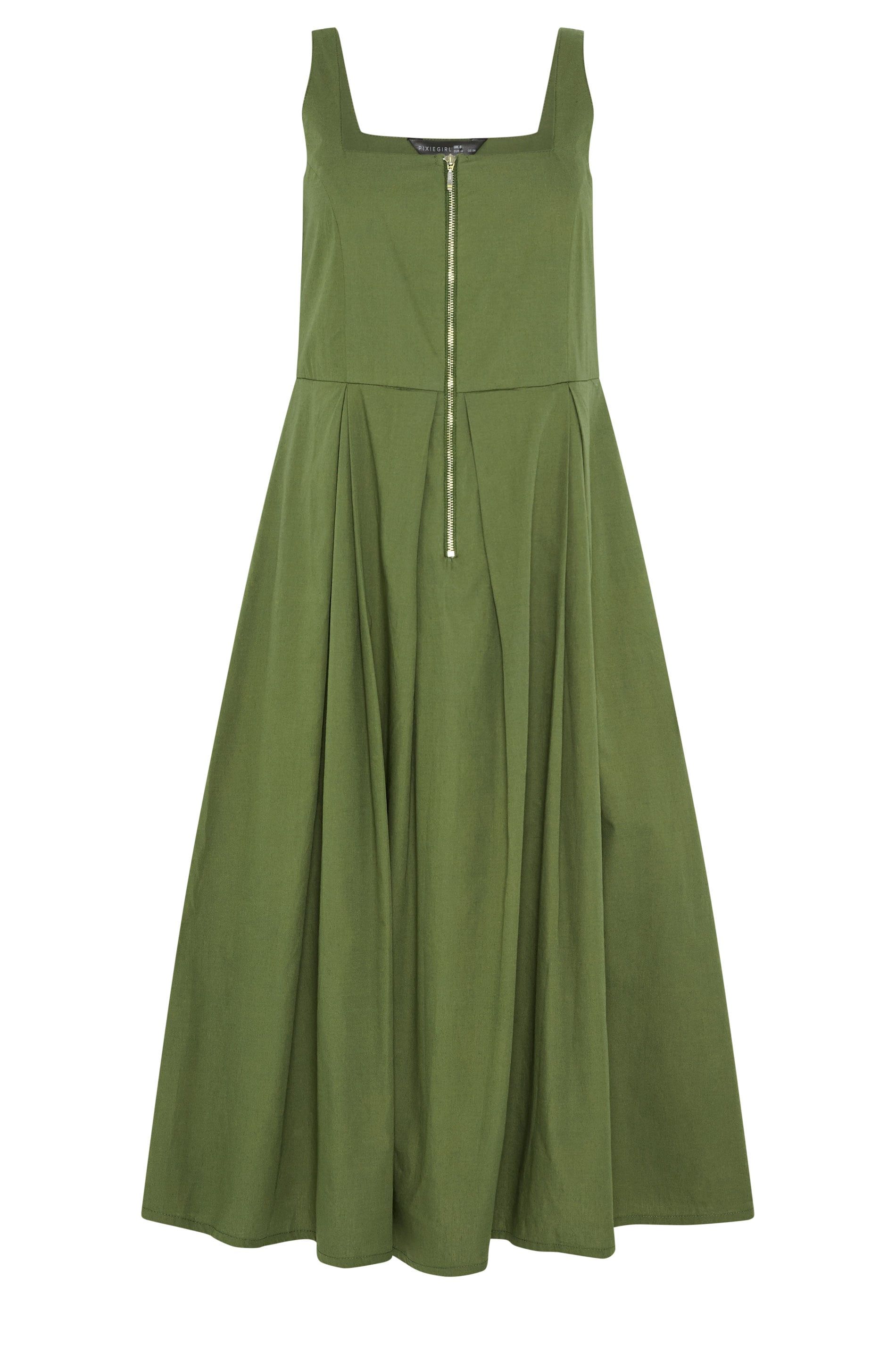 PixieGirl Petite Pleated Midi Dress