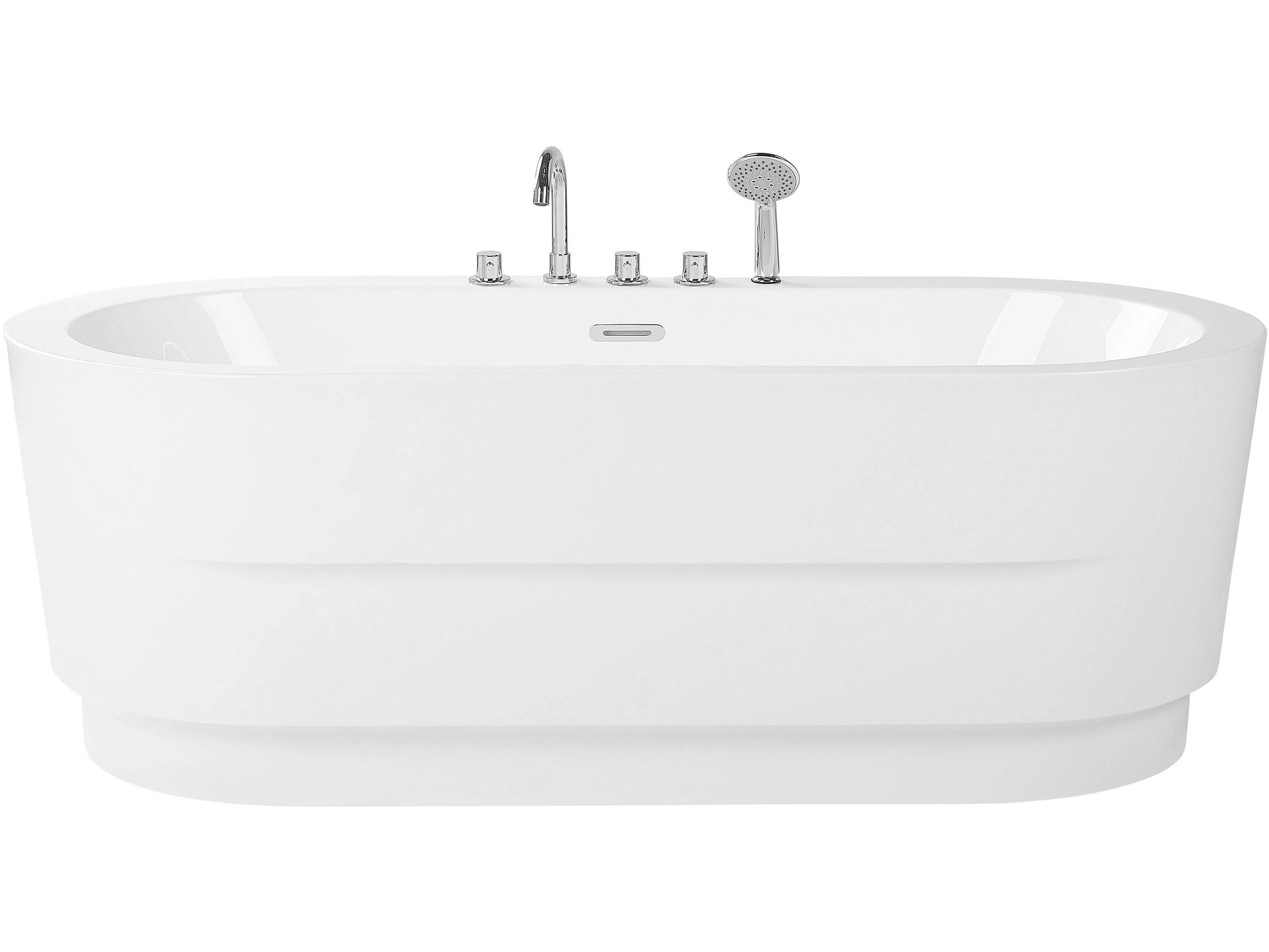 Freestanding Bathtub EMPRESA with Fixtures 1700 x 800 mm White