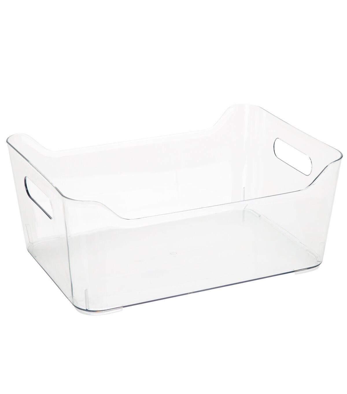 Simplify 14 x 6 Clear Plastic Storage Bin