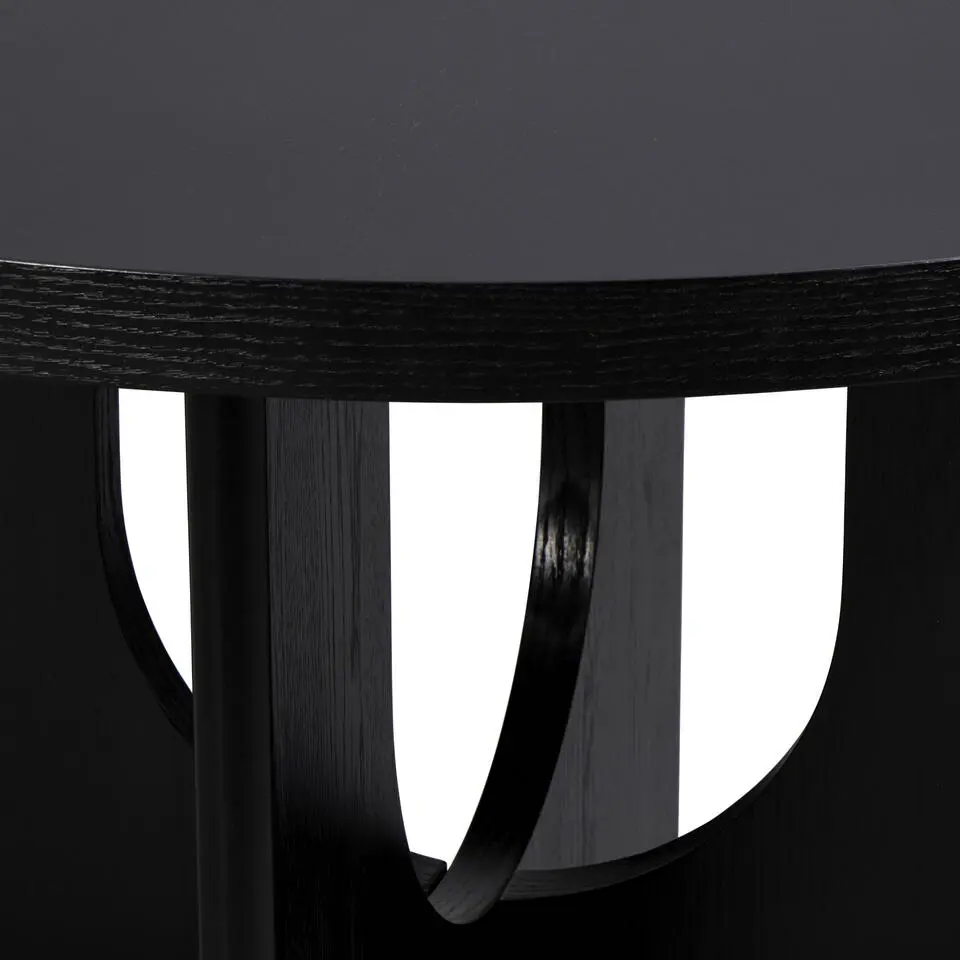 Eettafel Lio - zwart - &Oslash;120 cm