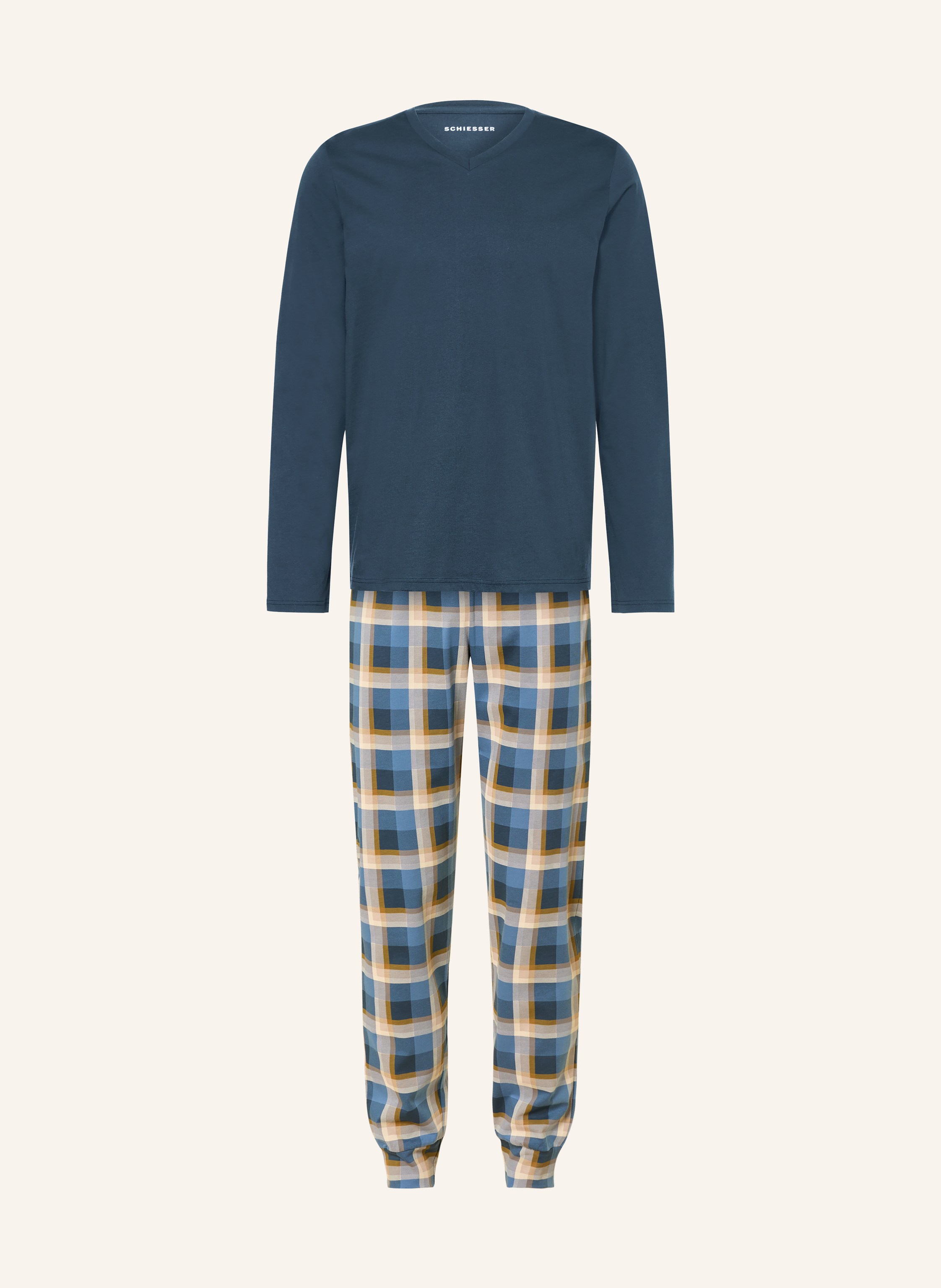 SCHIESSER Schlafanzug CASUAL ESSENTIALS