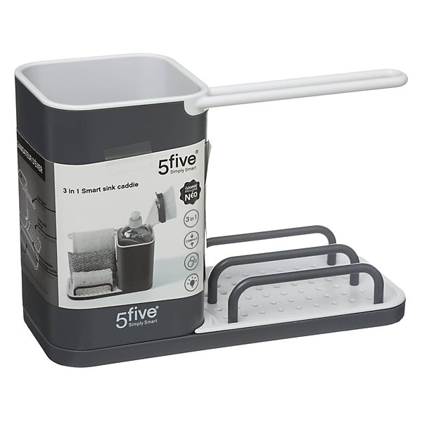 Organiseur d'évier 4en1 Gris anthracite Néo - 5Five