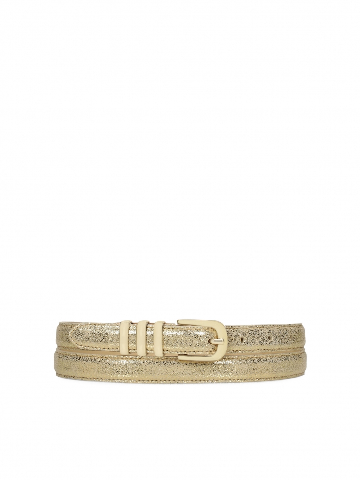 Ladies' golden belt