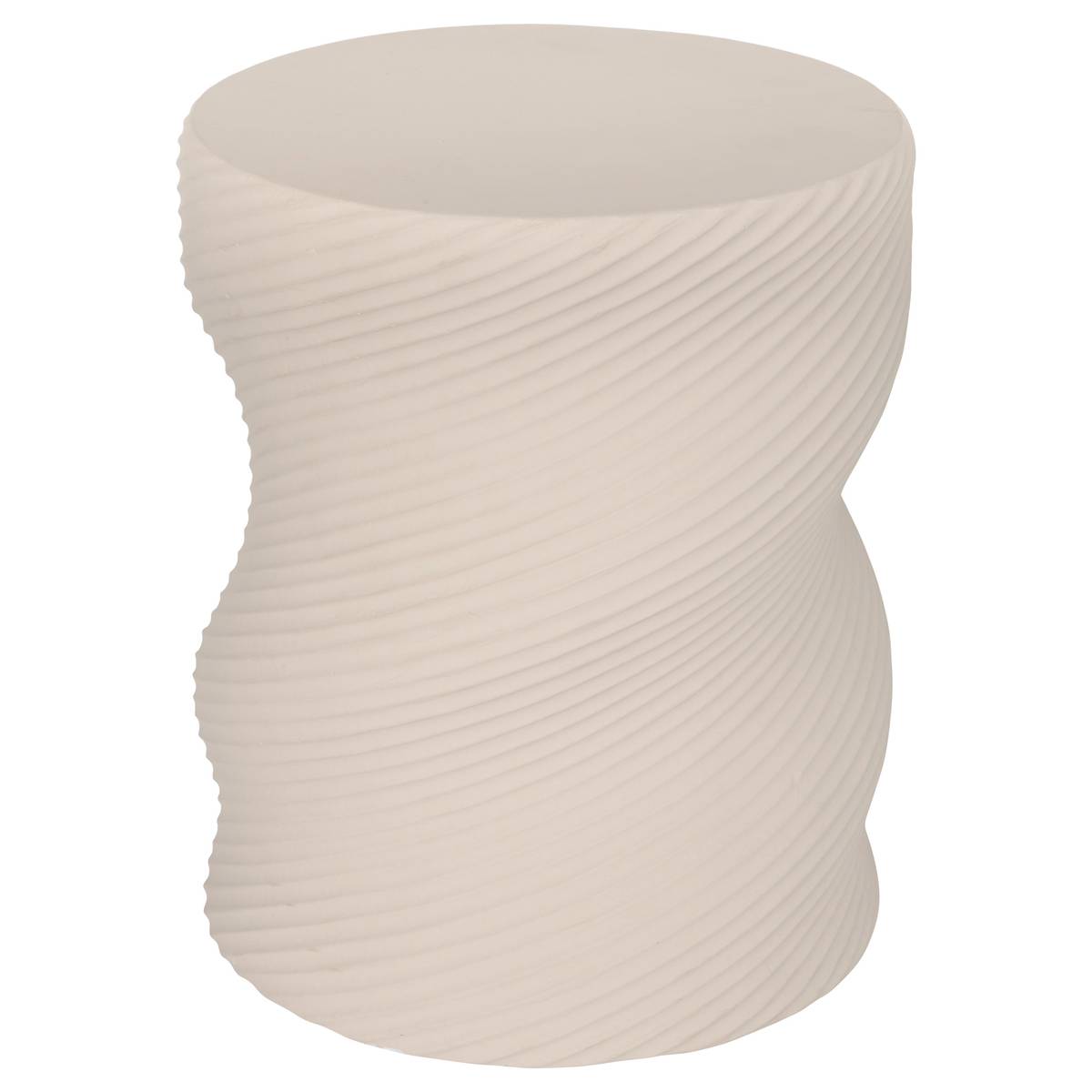 Side Table "Saddle" Sand, D.33 cm