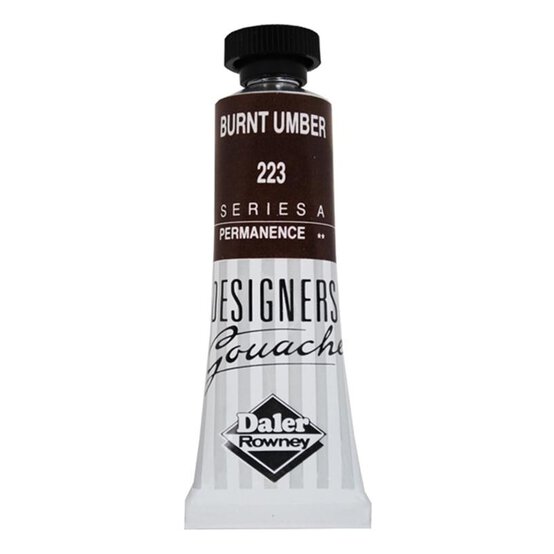 Daler Rowney Burnt Umber Designers' Gouache 15ml