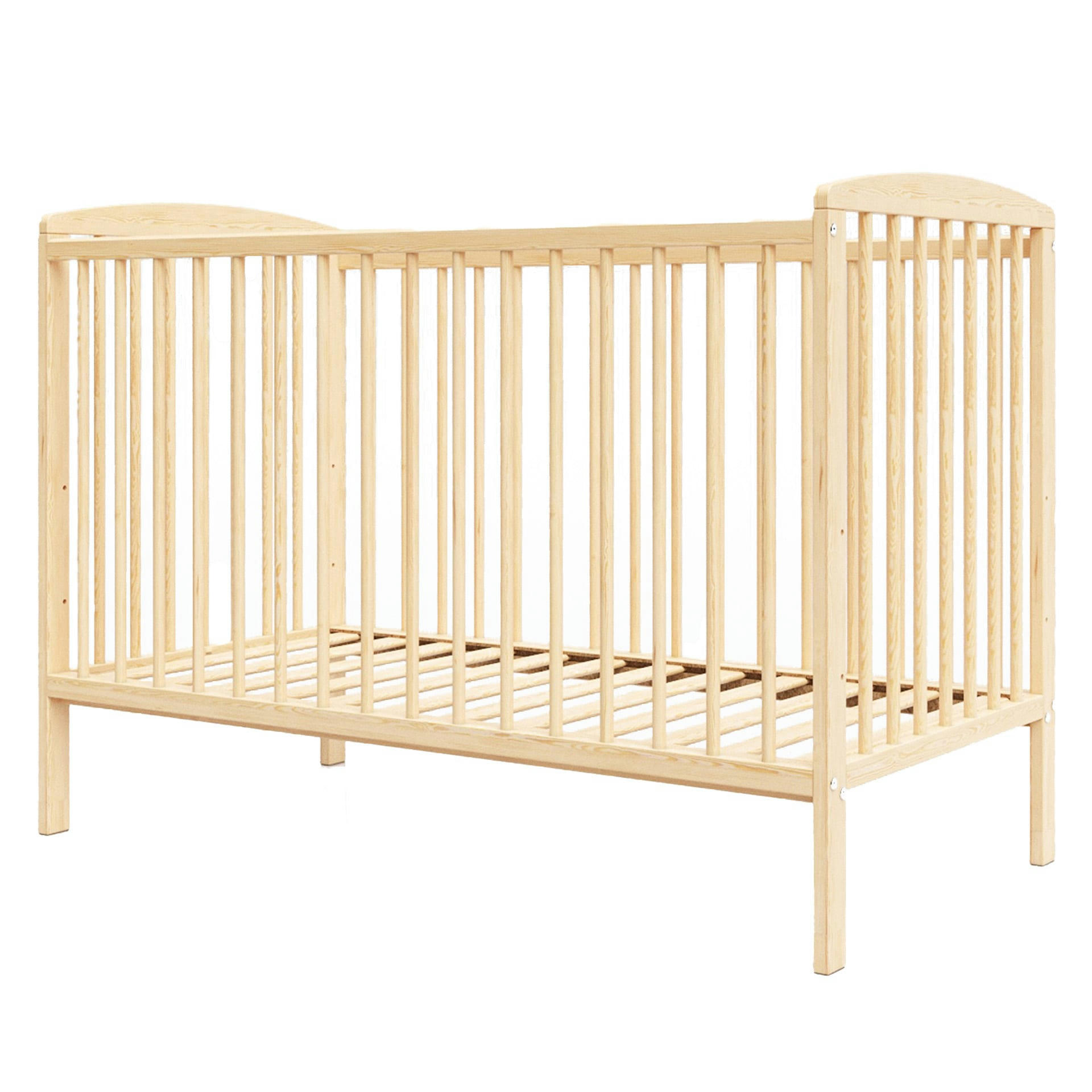 NINA - Lit bébé évolutif  en bois naturel - 120x60 cm