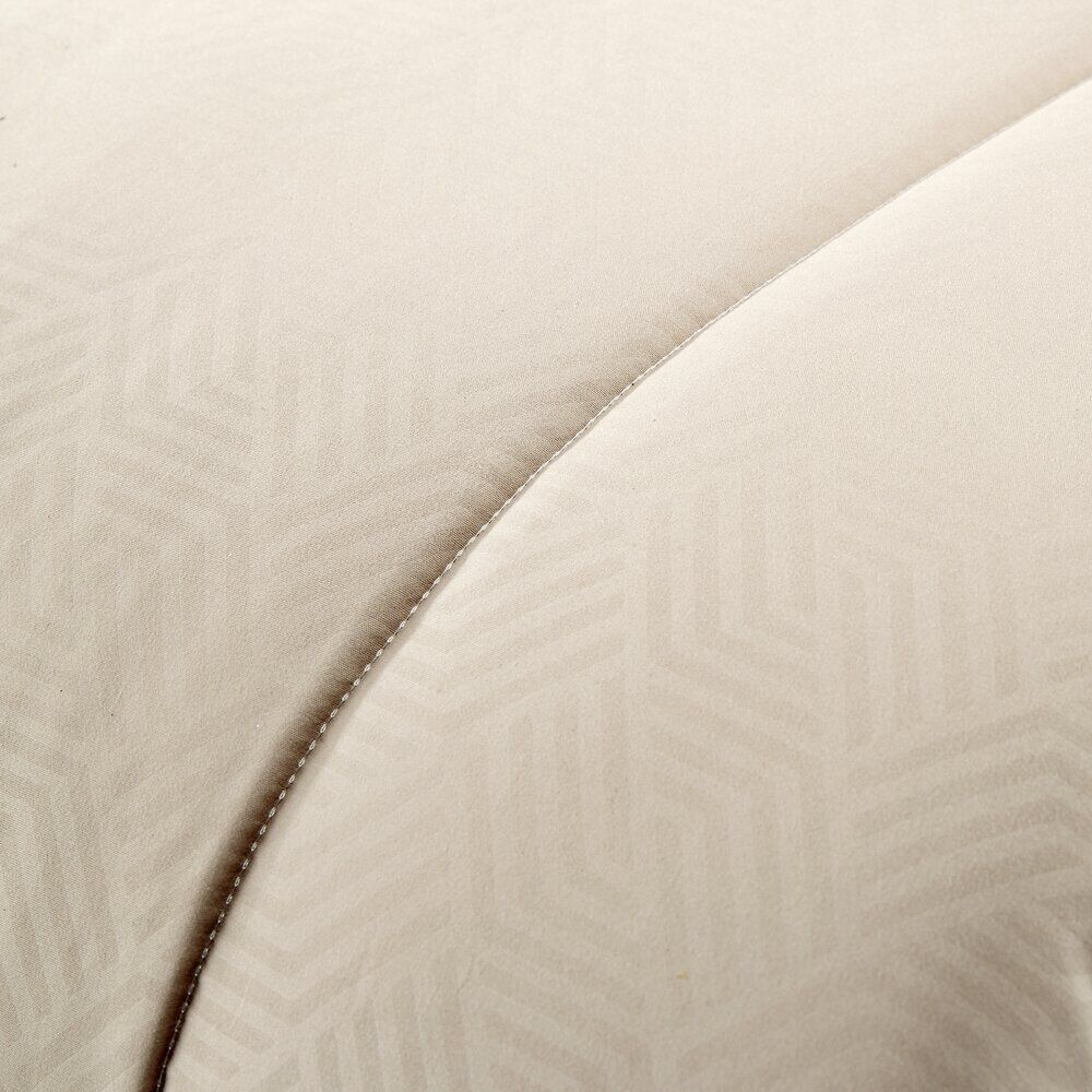 Couette légère 2 personnes motif embossé beige 220x240cm