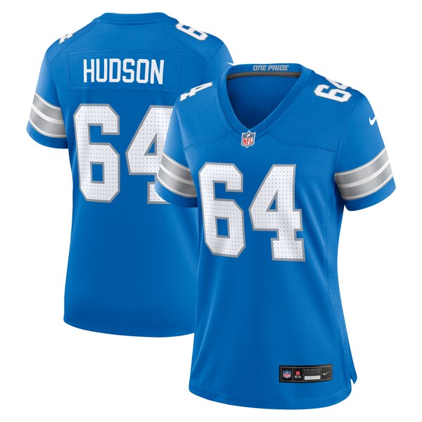 Bryan Hudson Detroit Lions Nike Women's Game Jersey -  Blue