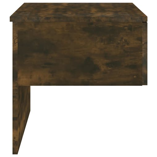 NNEVL Wall-mounted Bedside Cabinets 2 pcs Smoked Oak
