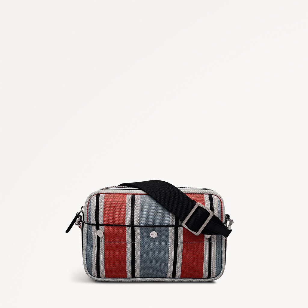 Hadleigh Place - Cabana Stripe - Small Ziptop Cross Body