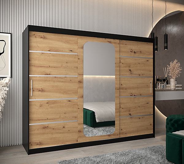 Armoire Promo V2 a portes coulissantes H. 200 x L. 250 x P. 62 3 portes