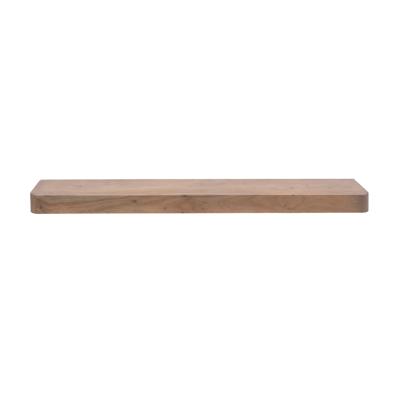 Giga Meubel Wandplank Carve - Bruin Hout - 150x25x8cm