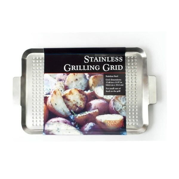 Charcoal Companion Stainless Steel Grilling Grid (Large)