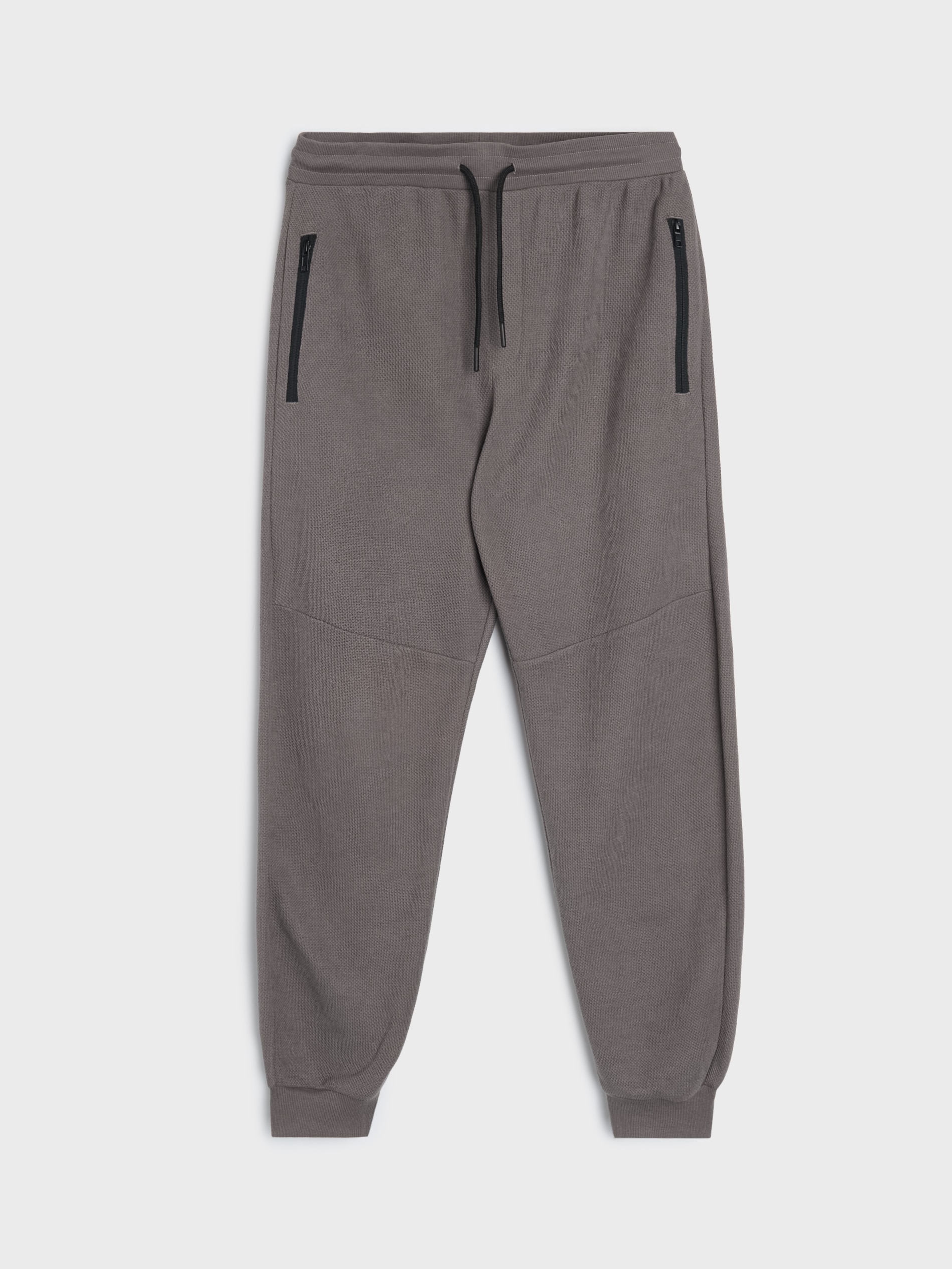 Strukturalne spodnie regular fit