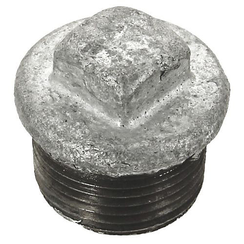 Bouchon à collerette mâle 290 galvanisé 1'' 26/34 - VIRFOLLET - 29005005