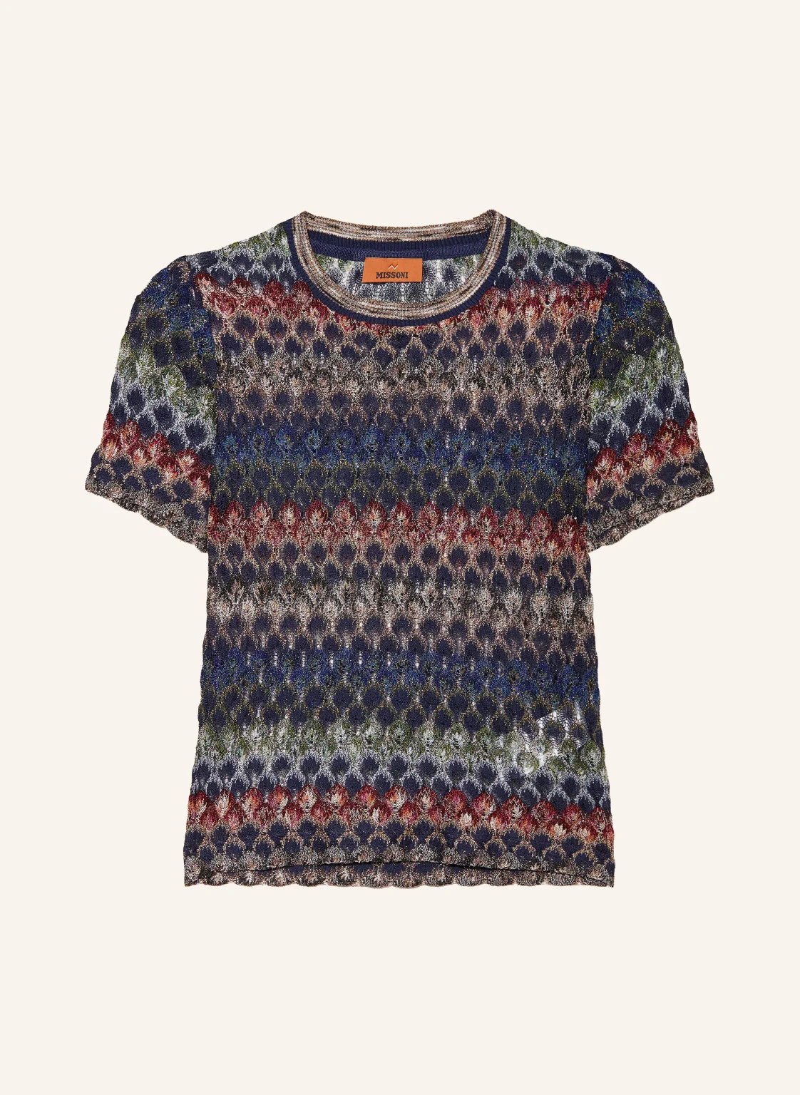MISSONI Strickshirt mit Glitzergarn